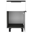 thumbnail image 3 of Smokey Oak & White Nightstand / Bedroom Addition / Modern and Stylish, 3 of 3