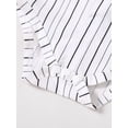 thumbnail image 3 of WESIDOM Baby Boy Clothes 0-18M Newborn Infant Gentleman Outfit, Shirt+Bowtie+Beret+Suspender Pant Baby boy Suit Clothing Set, 3 of 6