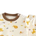thumbnail image 6 of Asxite Toddler Fall Outfits Solid Crewneck Top Jogger Pants Casual Breathable 2 Piece Set 5T, 6 of 6