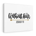 thumbnail image 4 of Scripture Walls  Without Fear Joshua 1:9 Bible Verse Canvas Christian Wall Art Ready to Hang Unframed, 4 of 12