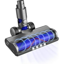 Aorsher V Shape Brush Head Roller Replacement Part Compatible with V6, Vacuum Cleaners Accessories with LED Lights for Hardwood Floor and Carpet