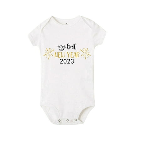 

Vedolay Baby Romper Baby Short Sleeve One-Piece Bodysuits Baby Onesie Bodysuits(White 9-12 Months)