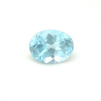 Certified Natural 1.5 Carat Sky Blue Topaz Oval Shape Brilliant Cut 8x6 mm Loose Gemstone December Birthstone