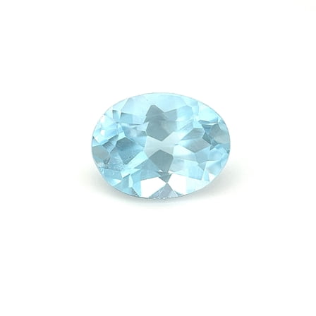 Certified Natural 1.5 Carat Sky Blue Topaz Oval Shape Brilliant Cut 8x6 mm Loose Gemstone December Birthstone