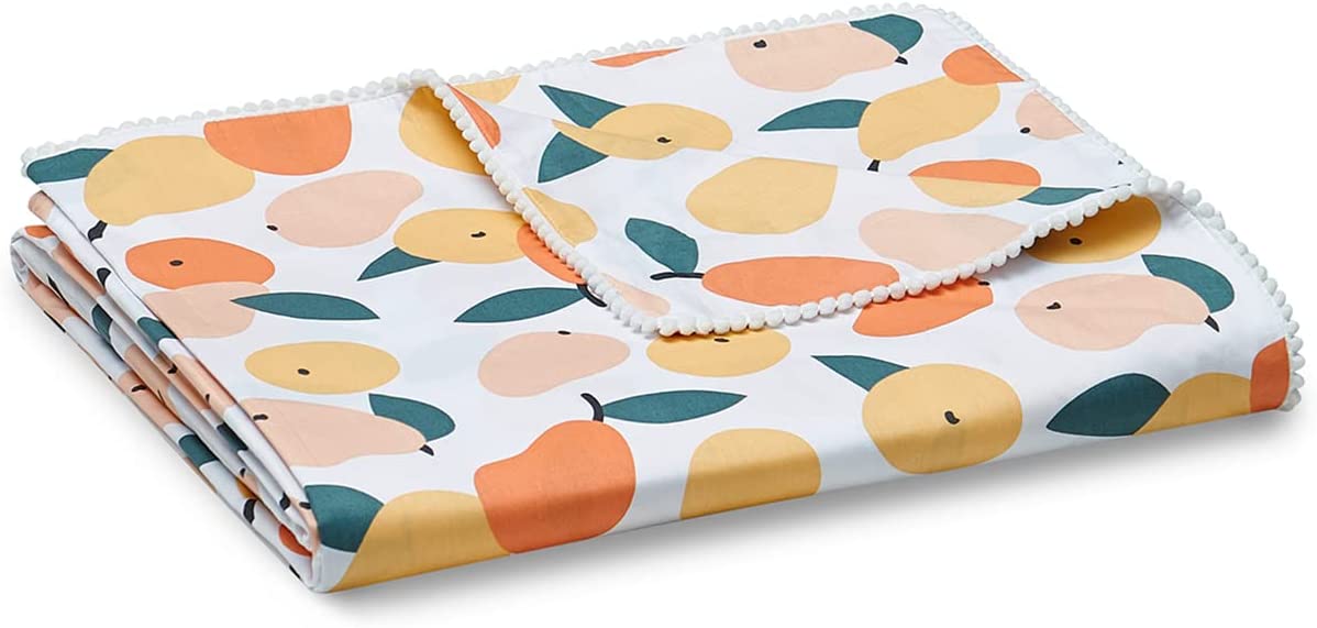 YnM Cotton Duvet Cover for Weighted Blankets (60''x80'') Peachy Keen