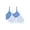 Blue/Blue-Pink Stripes, variant on Sweet Nothings Girls Ruched Crop Seamless Bra, 2-Pack, Sizes (XS-XXL)