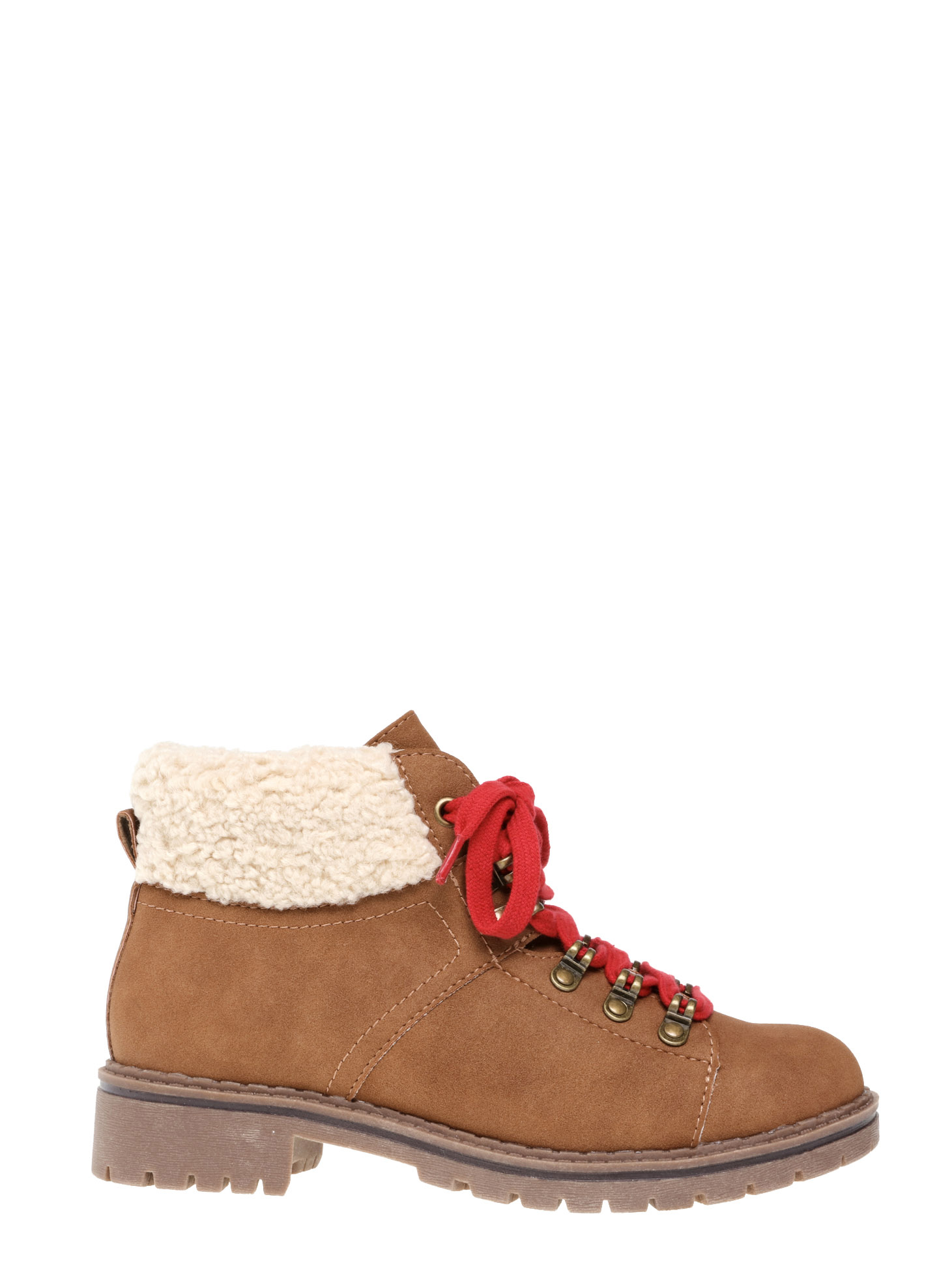 Wonder Nation Faux Collared Lace Up Fur Boot (Little Girls & Big Girls) - image 3 of 6