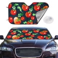 thumbnail image 2 of Fotbe Tomatoes Car Windshield Sunshade | Sun Visor Protector Front Window Shade, Keeps Out UV Rays, Keeps Your Vehicle Cool-, 2 of 7
