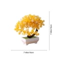 thumbnail image 3 of Roiihwy Decorative Artificial Bonsai Tree, Artificial plants Indoor with Flower, Fake Tree for Centerpiece Table Coffee Table Dining Room Office Kitchen Decorations, 3 of 6