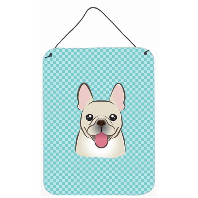 ブルドッグストア Carolines Treasures BB1176DS1216 Checkerboard Blue French Bulldog