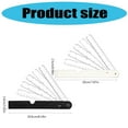 thumbnail image 3 of Multifunctional Metric Scale Ruler Folding Engineering Ruler Fan Shaped Scale Ruler for Architecture Quilting and Sewing, 3 of 9