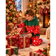 thumbnail image 3 of Aideaone Boys Christmas Hoodies Sweatshirts & Pants Set Kids 3D Graphic Printed Pullover Winter Outfit Set 6Y-14 Years, 3 of 5