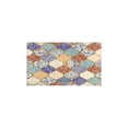 thumbnail image 2 of Kitchen Rugs and Mats Non Skid Washable Boho Vintage Square Pattern (7) Kitchen Mat and Rug Set,Floor Cushion Waterproof Rug,Rubber Backed Area Rugs for Kitchen Laundry, 2 of 7
