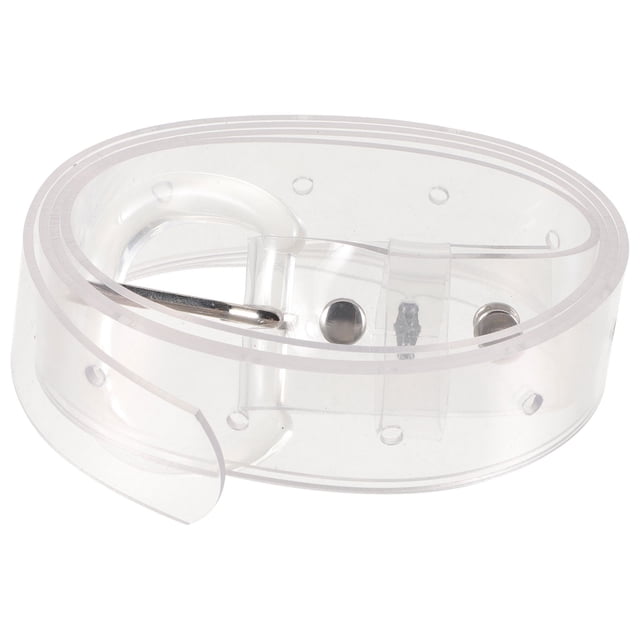 Cinturón transparente de la cintura para mujer falda de las señoras pantalones Cinturón de vestir casual Cinturón Accesorio