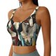 thumbnail image 2 of Balery Colorful Bulldog Duo Sujetadores deportivos con espalda cruzada para mujer, acolchados, sin costuras, de alto impacto, ideales para yoga, gimnasio, entrenamiento y fitness.-Medium, 2 of 8