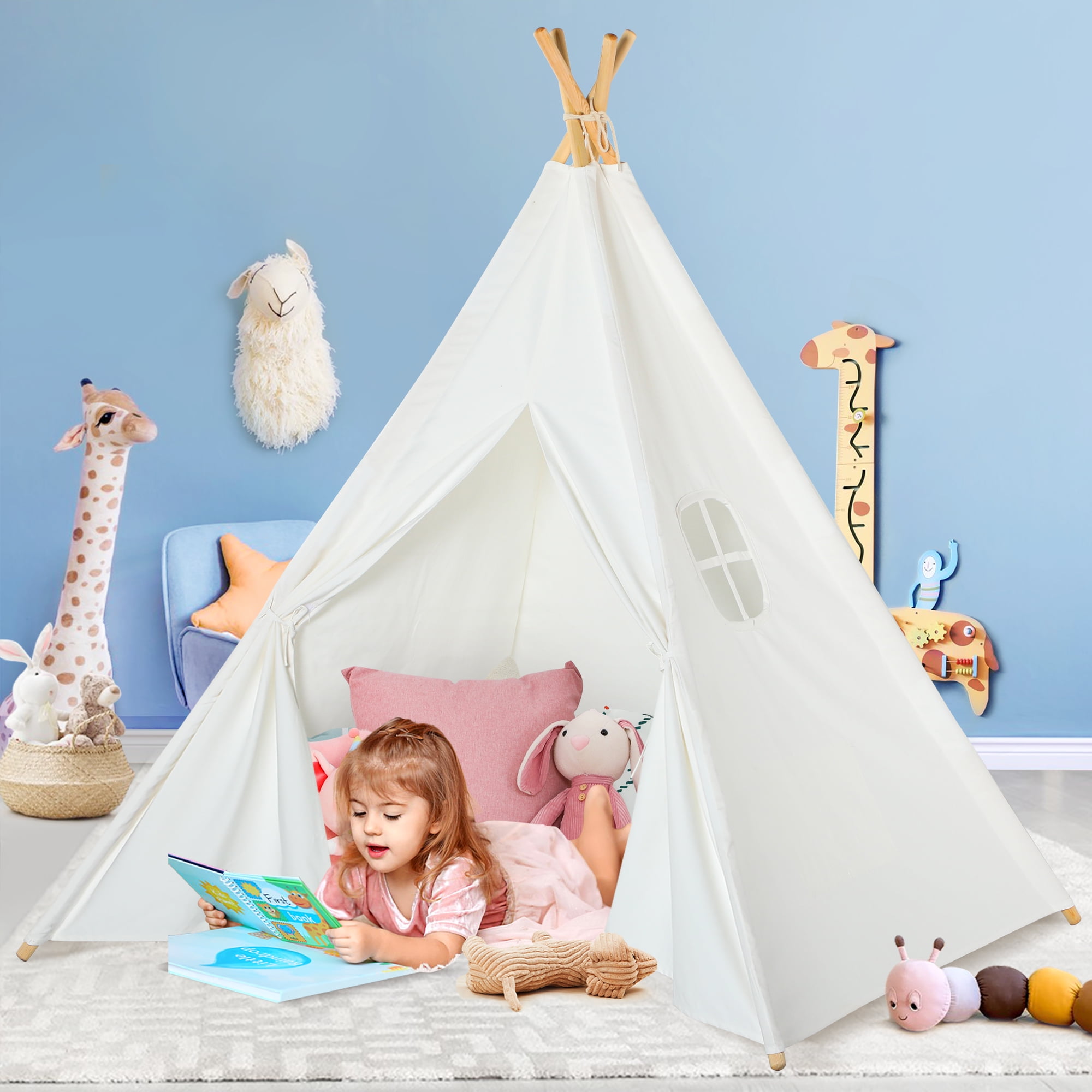 Details about   BedStory Teepee Tent for Kids Foldable Play Tent for Girl and Boy Kids Teepe... 