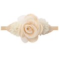 thumbnail image 4 of 3 piezas de diademas de nailon para niña, banda elástica para el pelo con flores, lazos, accesorios para el cabello para recién nacido, niño pequeño   JM, 4 of 5