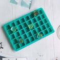 thumbnail image 4 of Dsscvnef 40 Straight Square Ice Cake Ice Jelly Soap Cake Baking Tools Resin Silicone Tray Drop for Painting Reusable, 4 of 8
