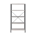 thumbnail image 3 of Bowery Hill 4-Shelf Open Farmhouse Wood Bookcase in Gray Finish, 3 of 5