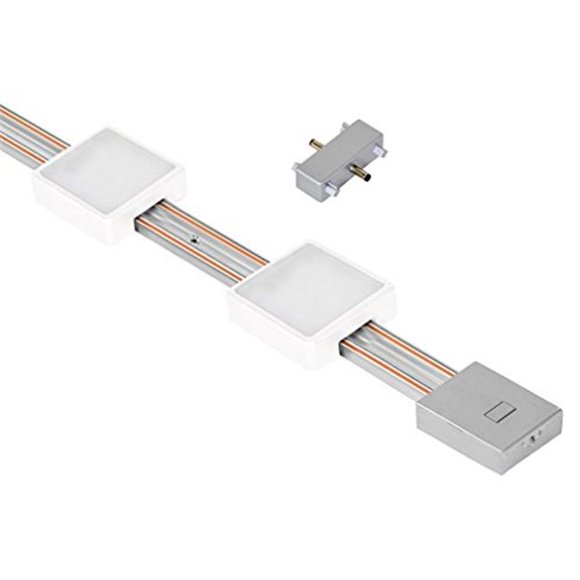 GorgeousGlow Radianz Décoration Intérieure Blanc 12 Po Appliques DEL à Intensité Réglable Plastique