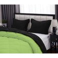 thumbnail image 5 of DNG Creations 3 Piece Reversible Diamond Pattern Solid Comforter 800 Threads Count ( Twin/ Twin XL - Size ) 100% Egyptian Cotton All-Season 550 GSM ( Sage/Black Colour ), 5 of 7