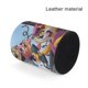 thumbnail image 4 of Don Gato-theme Cylinder Pen Holder Pencil Organizer with Flannel Lining PVC Leather Material Cardboard Base for study work 10*8CM, 4 of 6