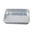 thumbnail image 3 of LEFU Stainless Steel Food Storage Trays with Plastic Cover - Rustproof Baking Pans for Kitchen, Restaurant - Dishwasher Safe - Fast Heating Cooling - Large Size with Cover, 3 of 10