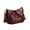 Red, variant on Multi-Pocket Bag 9.84x7.09x3.54in PU Organizer Handbag Black Brown Red Textured Shoulder Purse Compact Work Tote Essential Structured Purse Functional Compartment Travel Ready Bag