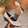 thumbnail image 6 of Women's Flats with Flexible Sole for Natural Foot Movement Women's Casual On Shoes Fashion Suede Wedge Heel Comfortable Everyday Walking Shoes For Women Stylish Loafers, 6 of 9