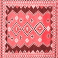 thumbnail image 1 of Ahgly Company Indoor Square Oriental Red Traditional Area Rugs, 4' Square, 1 of 4
