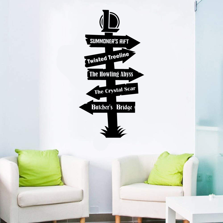 Game Over Wall Decal For Bedroom Home Decoration Boys Girls Room