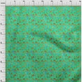 thumbnail image 3 of oneOone Polyester Lycra Sea Green Fabric Batik Sewing Craft Projects Fabric Prints By Yard 56 Inch Wide, 3 of 4