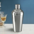 thumbnail image 3 of Stainless Steel Big Cocktail Shaker 110 oz with Built In Strainer & Bar Shaker, Martini Shaker for Party-Bartender Shaker Metal Mixed Drink Mixer |Margarita |Mixology |Metallic shiny steel TG-CS-5B, 3 of 4