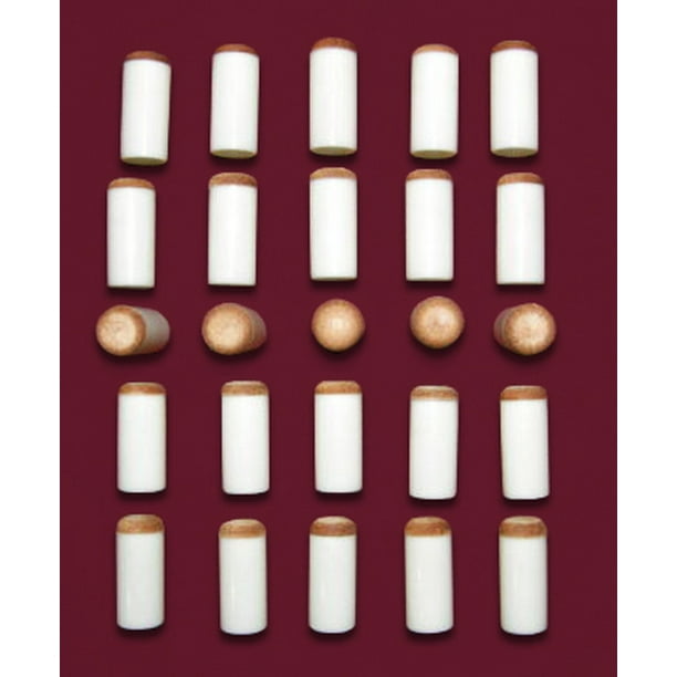 Pool Cue Billiard Slip Push on Tips Lot of 25 Choose 12, 12.5, 13 or