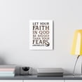 thumbnail image 4 of Scripture Walls Faith In God Hebrews 13:6 Wood Christian Wall Art Bible Verse Print Ready to Hang Unframed, 4 of 18