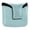 Mint Blue, variant on Haosy Sage Green Golf Mallet Putter Cover Strong Magnetic Leather Golf Club Headcover Closure