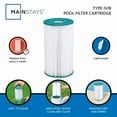 Mainstays Type IV, B Pool Filter Cartridge for AboveGround Pool, 2