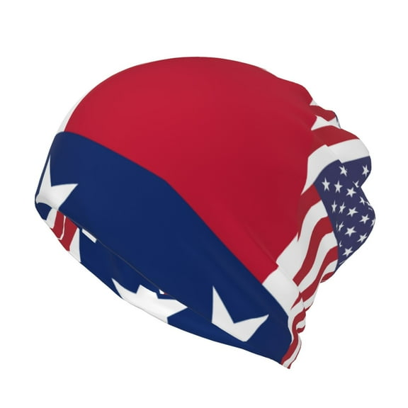 Multifunction Beanie Hat America Texas Flag Beanie Hat Scarf Stretch Skull Cap For Women Men