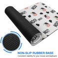 thumbnail image 6 of Long Mouse Pads for Desk,White Cow Black Spot Moo Pattern Desk Mats on Top Of Desks, Desk Mouse Pad Extra Large with 3mm Non-Slip Base and Stitched Edge for Gaming,Office,Work,Home 35.4"x15.7", 6 of 6