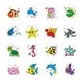thumbnail image 2 of 1000 pegatinas redondas de animales marinos, 16 diseños diferentes, pegatinas de animales marinos, pegatinas de animales de dibujos animados, pegatinas de motivación de recompensa para profesores para niños ER, 2 of 5