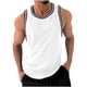thumbnail image 2 of pstuiky Camisetas sin mangas para hombre, Camiseta de cuello redondo sin mangas de malla de color liso para hombre Tops elegantes para mujer xl, 2 of 6