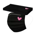 thumbnail image 1 of Dsscvnef 10PC Black Mask Disposable Face Mask Industrial Ear Loop Mask, 1 of 3