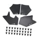 thumbnail image 5 of 4x protectores contra salpicaduras con clips guardabarros reemplaza 53737-0C030 53736-0C030 para accesorios de piezas de reparación Premium Cola Protectores contra salpicaduras, 5 of 8