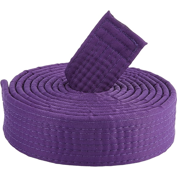 Purple Brazilian Jiu Jitsu Belts Polyester Martial Arts Belt Judo Karate TKD Aikido Uniform Ranking Belt Long Soft Universal Fit Belts