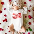 thumbnail image 2 of AOMPMSDX Kids Baby Valentine's Day Toddler Girls Boys Letter Heart Prints Long Sleeves Jumpsuit Romper Boys Bodysuits 6 Months-12 Months, 2 of 5