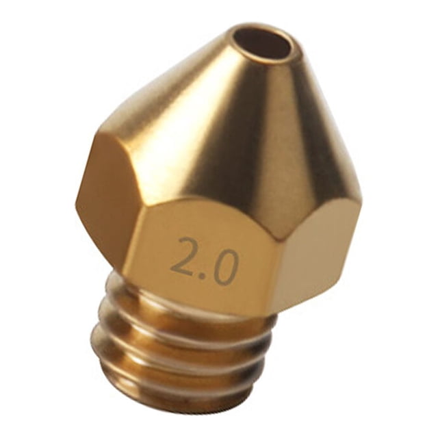 yingyy 3D Printer Nozzle Brass Extruder Nozzle Replacement Consumable Nozzle Replacement Consumable 3D 3D Printer Accessory 2mm/3mm