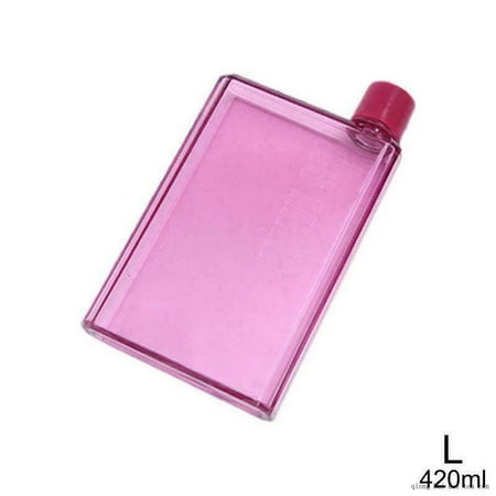 

350/420ML Mini Clear A5 Paper Bottle Flat Water Bottle Cup Kettle R1W3