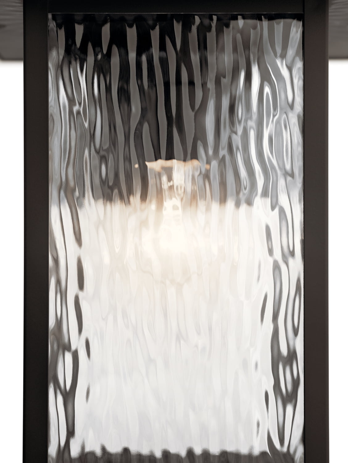 Kichler Capanna 16" 1 Light Olde Bronze Outdoor Wall Sconce with Clear Water Glass