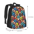 thumbnail image 2 of Sigee American Football for Simple large capacity backpack Travel Laptop Backpack, Business for Travel and Daily Use, 2 of 9