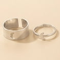 thumbnail image 4 of Limited Time Savings,Hollow Ins Personality Punk Style Couple Suit,PENDANE,Silver, 4 of 8
